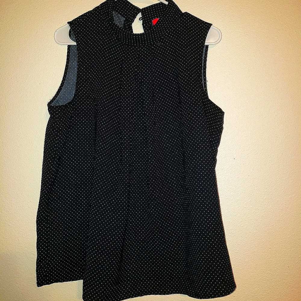 Caytherine MaLandrino Sleeveless mock-neck top